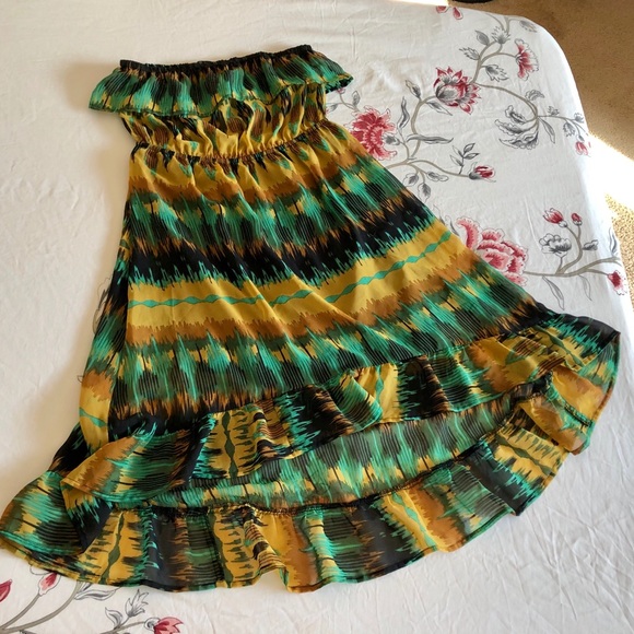 ✨ ✨ ‼️ LAST CHANCE! (To be donated) ‼️ ✨Forever 21 Strapless Unique Dress - Picture 8 of 8